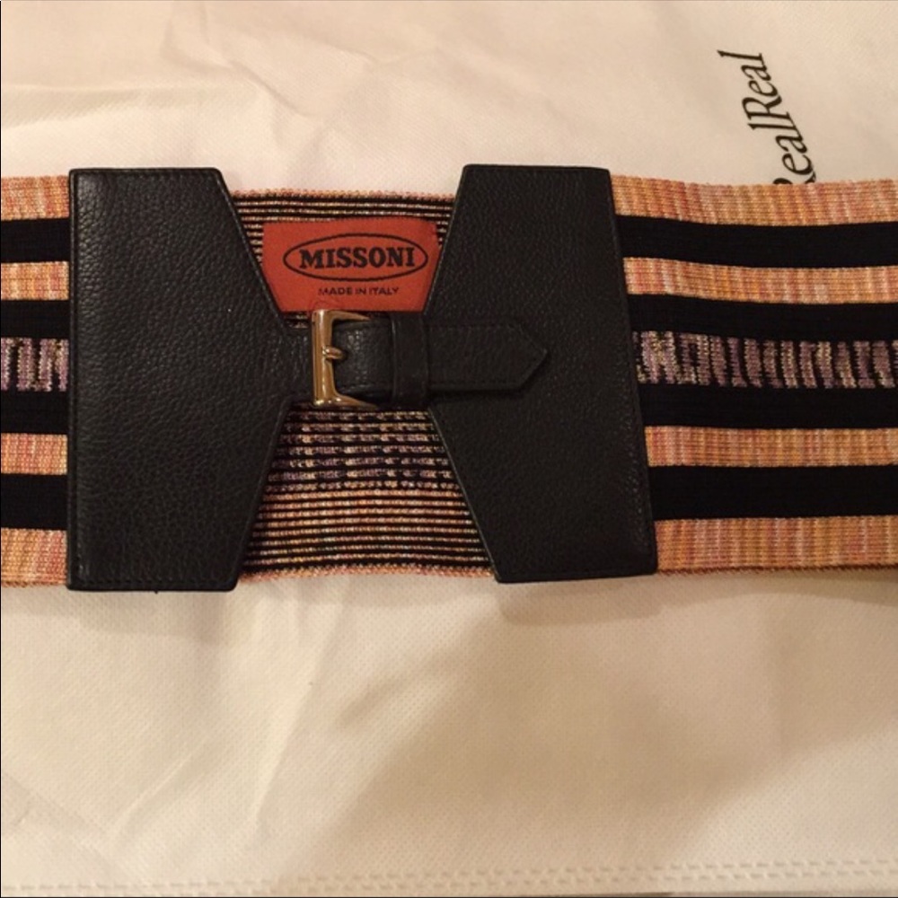 Missoni elastic belts
